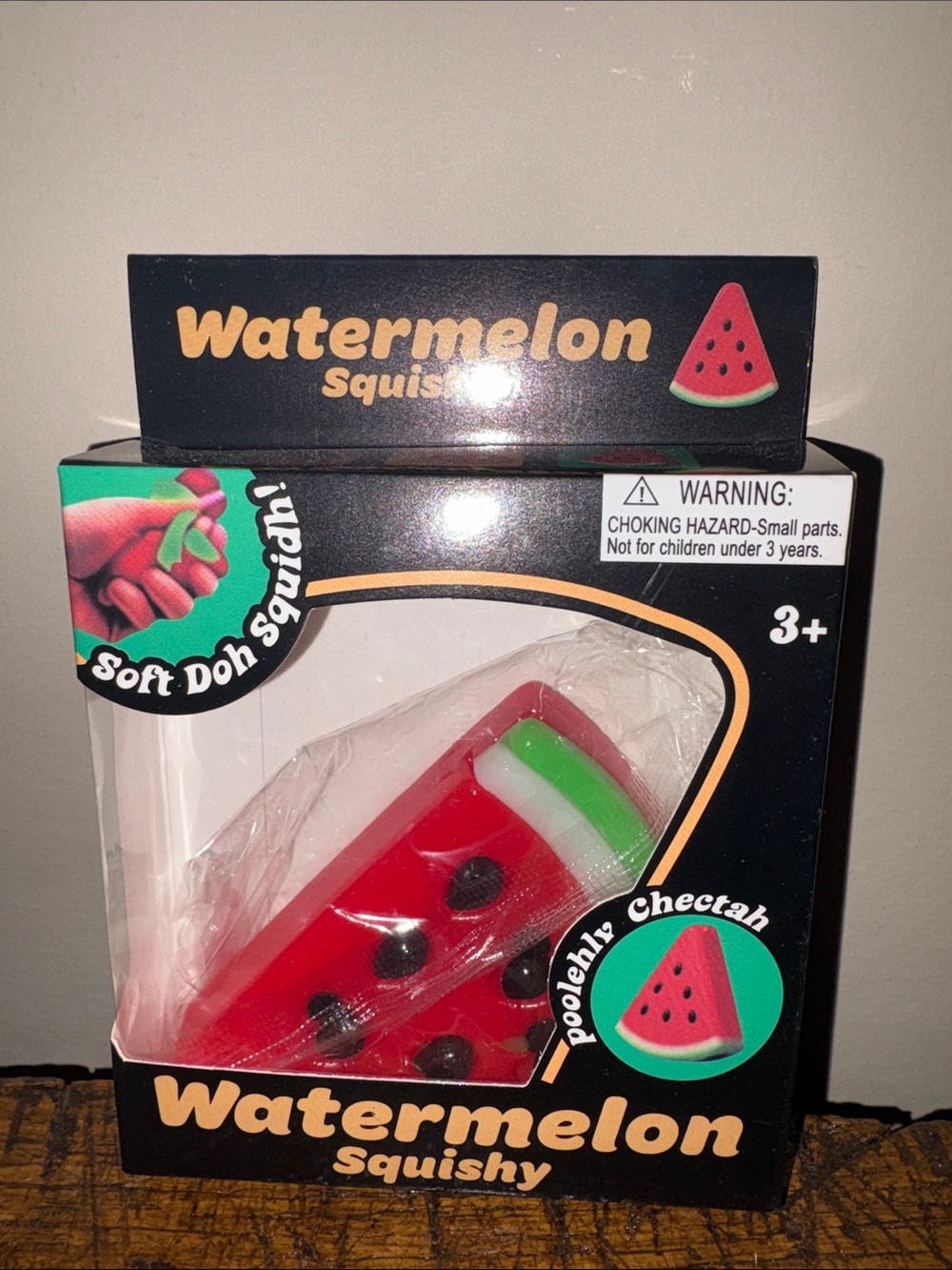 Watermelon Squishy Kids Toy - Red/Green